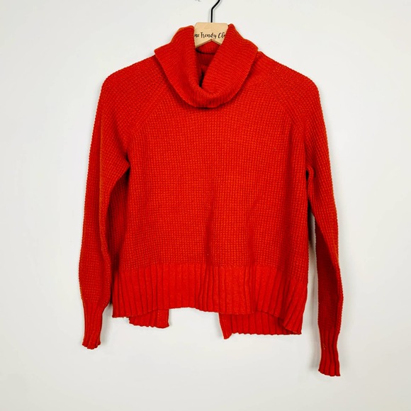 Madewell | NWOT Eastbrook Turtleneck Cross-Back Sweater Size XSmall - Picture 4 of 5